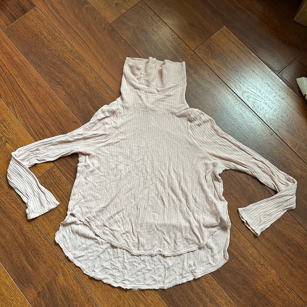 Free People Pink Long Sleeve Size S